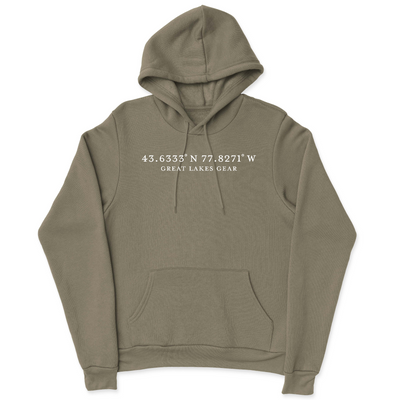 Mens 2X-Large OLIVE Hooded T-Shirt