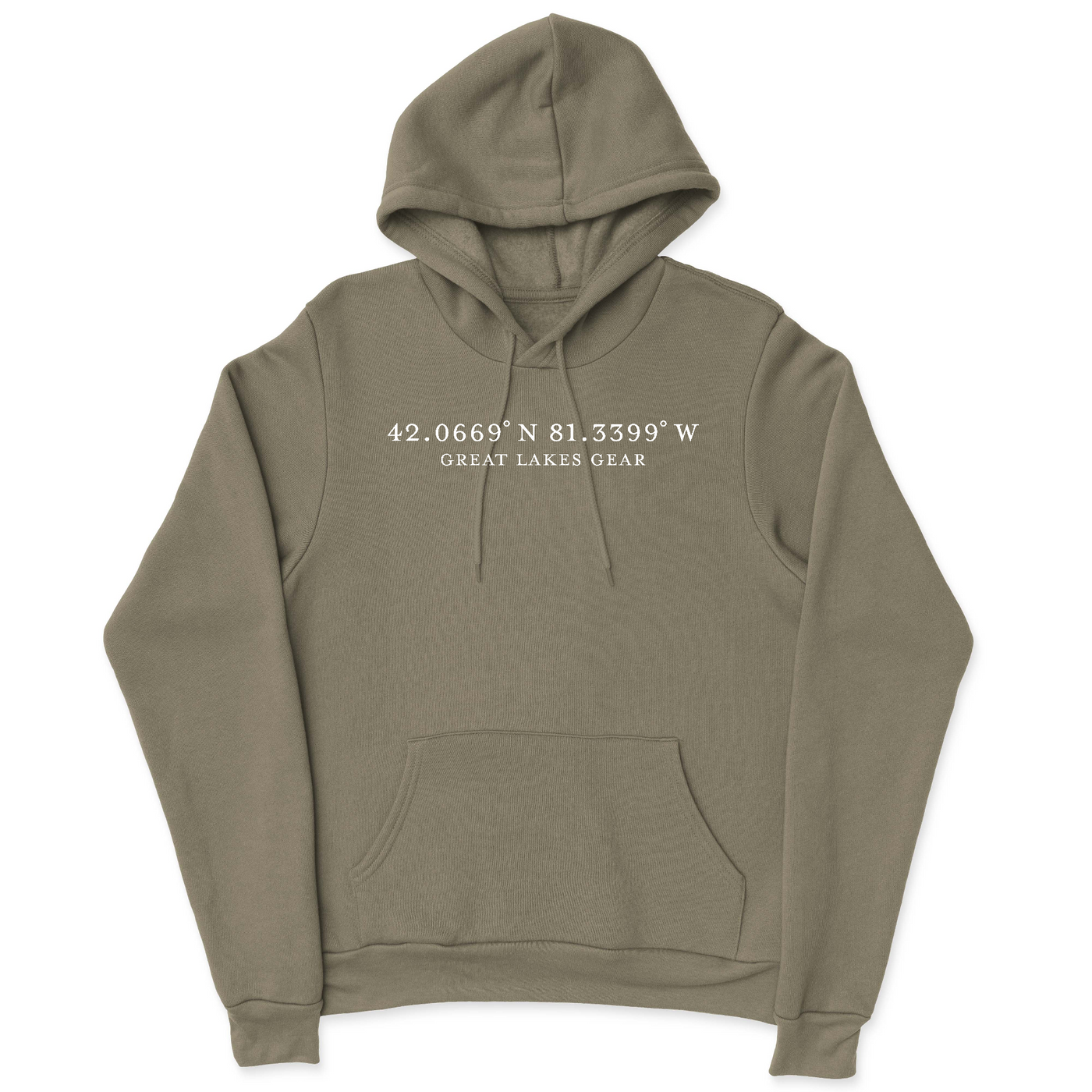 Mens 2X-Large OLIVE Hooded T-Shirt