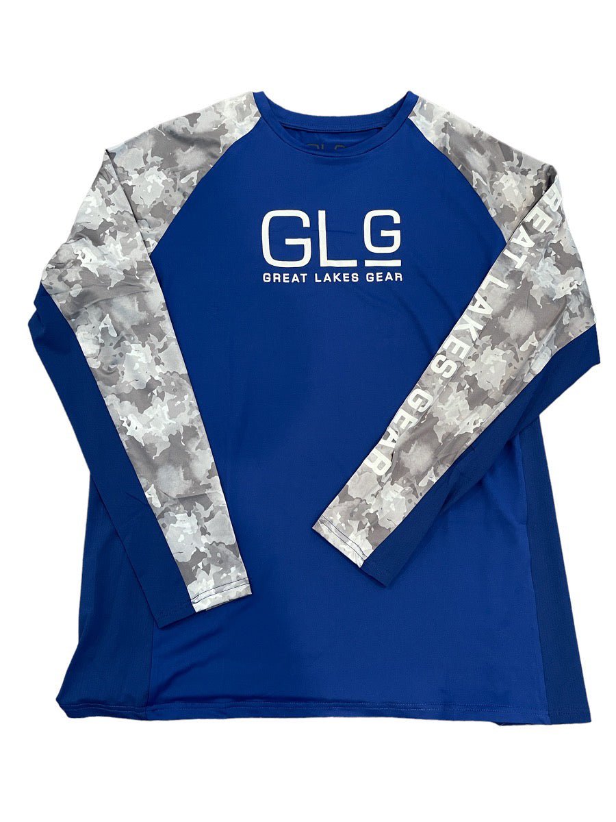 GLG Blue/Camo Long Sleeve